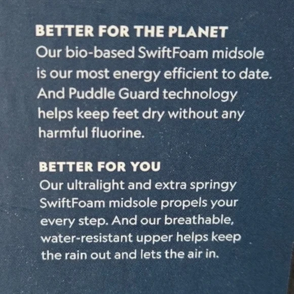 NEW Allbirds Merino Wool Flyer Mizzle in Hazy Indigo Blizzard - Size 8.5 - Picture 10 of 10